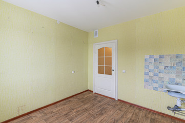 Russia, Moscow- December 05, 2019: interior room apartment modern bright cozy atmosphere. general cleaning, home decoration, preparation of house for sale