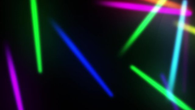 ランダムに点滅するカラフルな光線　ループ 合成サンプル：https://youtu.be/azzbEfd8wsk