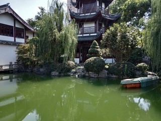 Naklejka premium traditional chinese garden