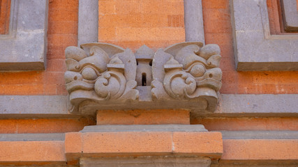 Bali Steinfiguren Krieger W&auml;chter