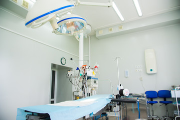 Empty modern operating room
