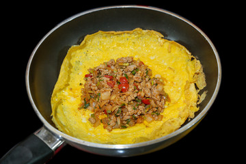 Stuffed Eggs omlette