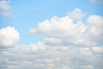 blue sky with clouds