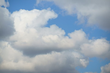 blue sky with clouds