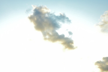 Blue sky white clouds for background
