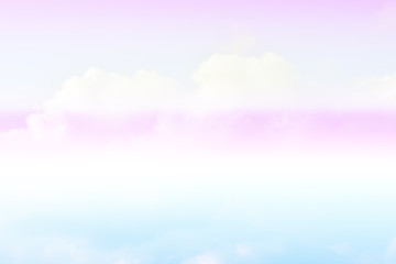 Blue sky white cloud white background. Beautiful sky and clouds in the afternoon.