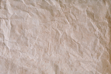 Crumpled Brown paper background texture
