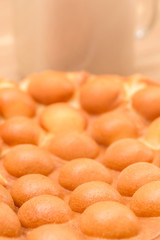 Traditional Hong Kong waffle soft and crunchy from oven, Hong Kong Egg,egg puff