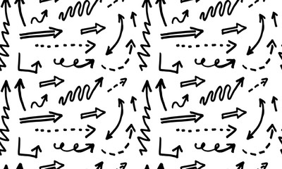 Huge vector set of business, social, technology hand drawn elements doodles and icons