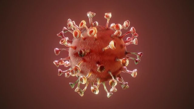Corona Virus 3D Realisitc Render with Alpha Channel