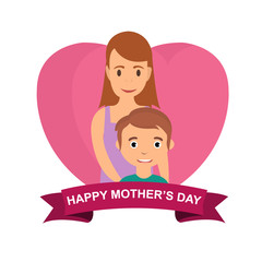 Happy mother's day vector illustration