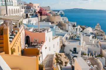 Santorini village