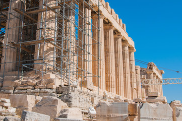 Gorizontal view of the greek Acropolis