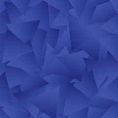 Abstract background of blue traiangles.
