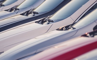Fototapeta premium New Vehicles For Sale