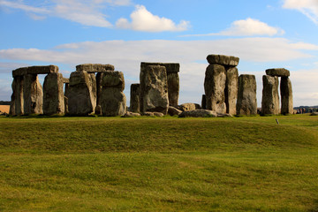 Naklejka premium Stonehenge (England), UK - August 05, 2015: Stonehenge megalithic site, Amesbury, Wiltshire , England, United Kingdom.