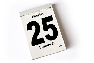 25. F&eacute;vrier 2022