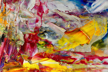 Colorful abstract background wallpaper. Modern motif visual art.  Mixtures of oil paint. Trendy hand painting canvas. Wall decor and Wall art prints Idea.  3D Texture.Colorful abstract 