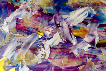 Colorful abstract background wallpaper. Modern motif visual art.  Mixtures of oil paint. Trendy...