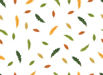 Tropical Leaves Seamless Pattern