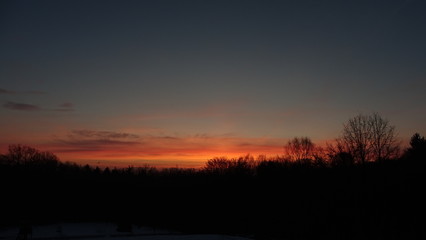 Fototapeta premium Sonnenuntergang