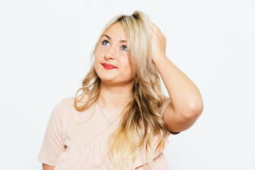 Naklejka premium Woman Who Made A Mistake