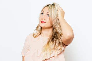 Naklejka premium Woman Who Made A Mistake