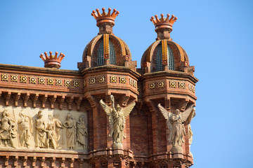 Obraz premium Barcelona, Spain arc de Triomphe