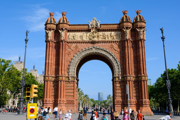 Barcelona, Spain arc de Triomphe
