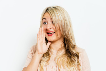 Call someone. Female