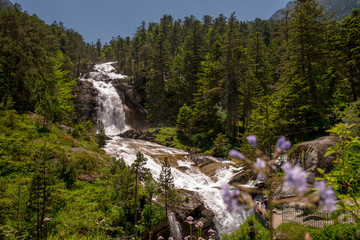 Nice landscape of Pont D´Espagne in the French Pyrenees, Trip to Cauterets, France. © Lyd Photography