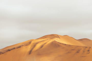 Fototapeta na wymiar Amazing view of the sand dunes in Namib Desert. Artistic picture. Beauty world.