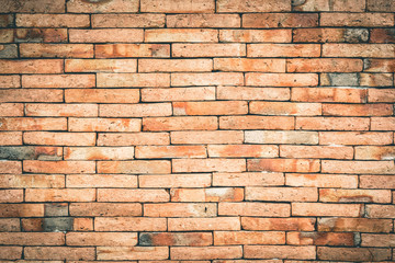 Obraz premium Clay brick wall and surface display design