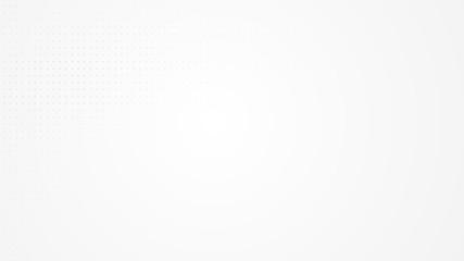Dot white gray pattern gradient light texture background. Abstract  technology big data digital background. 3d rendering.