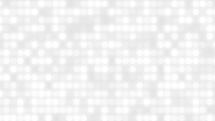 Dot white gray pattern gradient texture background. Abstract  technology big data digital background. 3d rendering.