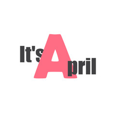 Funny phrase about the month of the year. Creative design on a light background for printing on clothes and things.