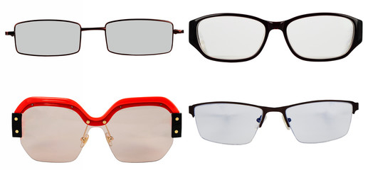Fashion Sunglasses Set. Eyewear. Spectacle frames.