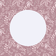 Grass twigs flowers field plants botany flora pattern seamless © Paint_art