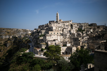 Beautiful italian city view of Altamura italian medieval arhitecture