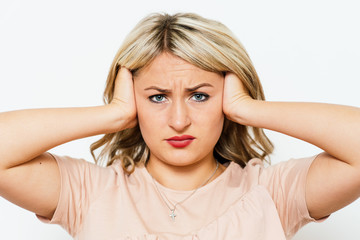 Fototapeta premium Close ears woman