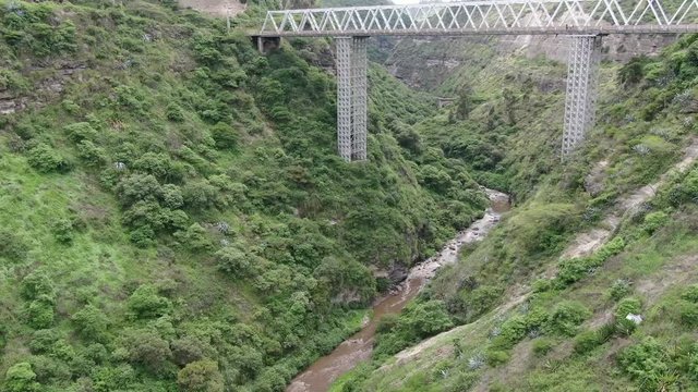 River downstream from a canyon, Chiche River