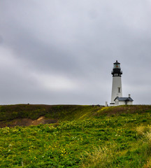 Fototapeta na wymiar Lighthouse at Oregon Coast