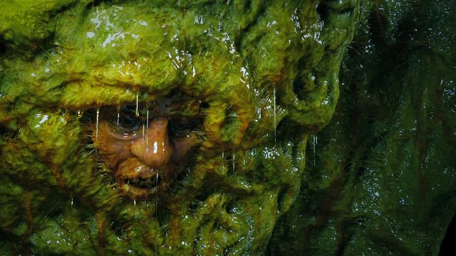 Man Cocooned In Slimy Alien Nest