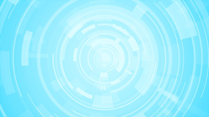Circle white blue bright technology Hi-tech background. Abstract graphic digital future concept design.