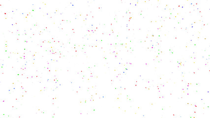Colorful Confetti Particles Holiday Party 3D illustration background