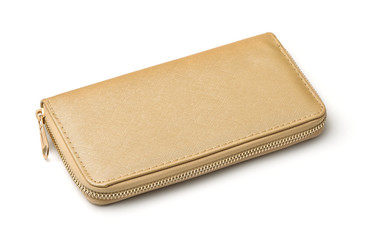 Golden clutch bag