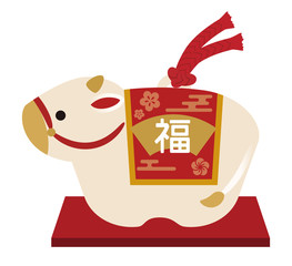 2021年　丑年　置物