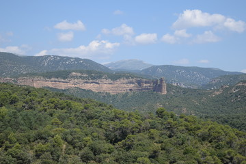 Fototapeta na wymiar Beautiful view nature in Huesca Spain Europe