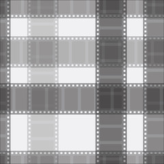 Seamless vector background with crossed film lines 