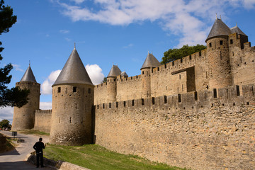 Fototapeta na wymiar The medieval fortress of the 
